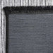 Chennile Lux Flat Woven Dhurrie 60X90Cm - Black Pan Home