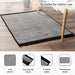 Chennile Lux Flat Woven Dhurrie 60X90Cm - Black Pan Home