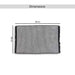Chennile Lux Flat Woven Dhurrie 60X90Cm - Black Pan Home
