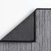Chennile Lux Flat Woven Dhurrie 90X150Cm - Black Pan Home