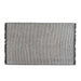 Chennile Lux Flat Woven Dhurrie 90X150Cm - Black Pan Home