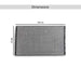 Chennile Lux Flat Woven Dhurrie 90X150Cm - Black Pan Home