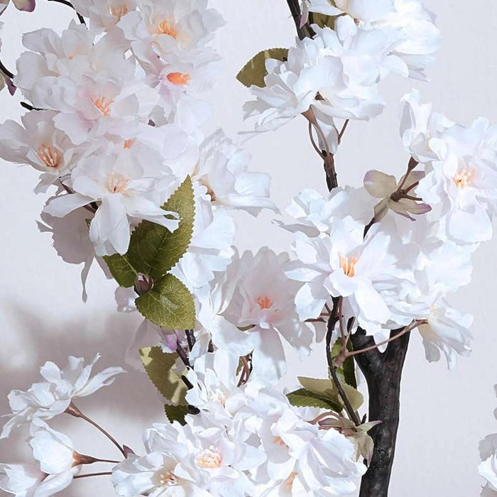 Cherry Blossom Artificial Tree H120Cm- White Pan Home