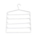 Chester 4-Layer Swing Pants Hanger With Pvc Coating - White Pan Home