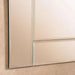 Chiara Flat-Bar Glass Wall Mirror Silver 80X120Cm- Clear Pan Home
