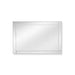 Chiara Flat-Bar Glass Wall Mirror Silver 80X120Cm- Clear Pan Home