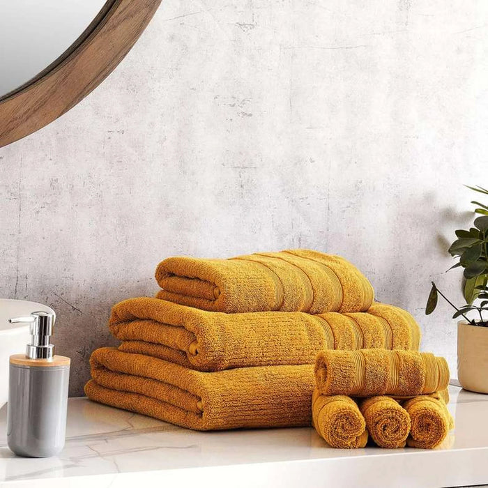 Chicago Textured 650 Gsm 4Pk Fingertip Towel 30X30 Cm-Dark Horseradish