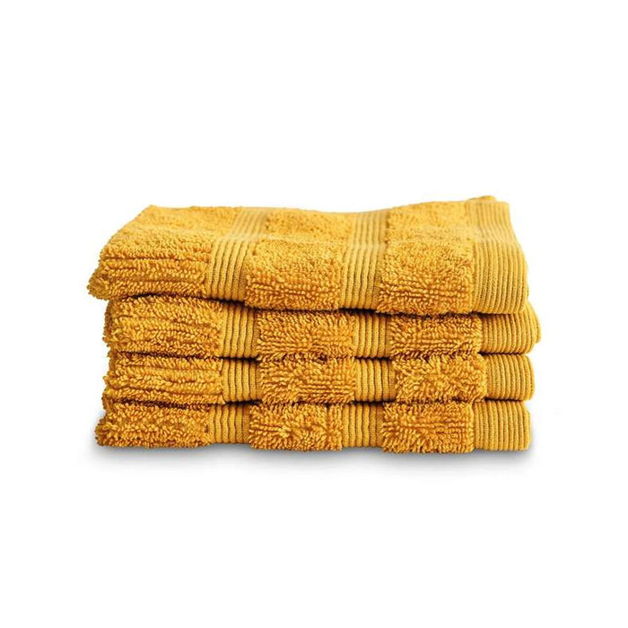 Chicago Textured 650 Gsm 4Pk Fingertip Towel 30X30 Cm-Dark Horseradish
