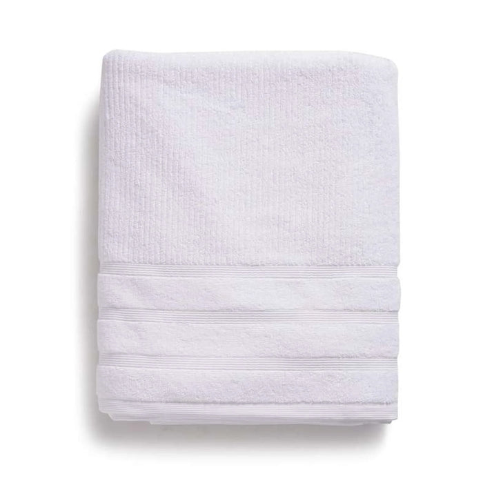 Chicago Textured 650 Gsm Bath Sheet 90X150 Cm-White