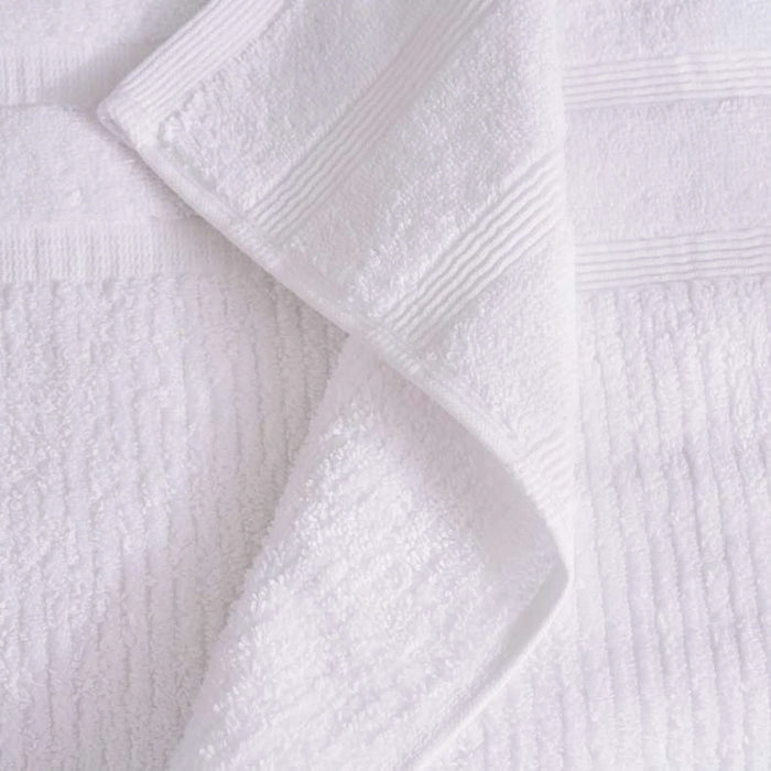 Chicago Textured 650 Gsm Bath Towel 70X140 Cm-White