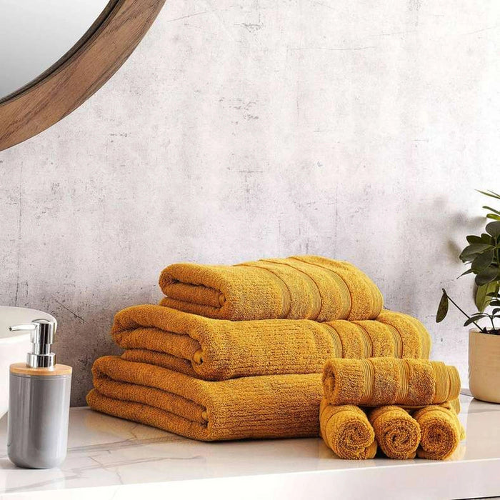 Chicago Textured 650 Gsm Hand Towel -Dark Horseradish Pan Home