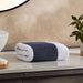 Chicago Textured Stripe 650 Gsm Hand Towel -Ocean Pan Home