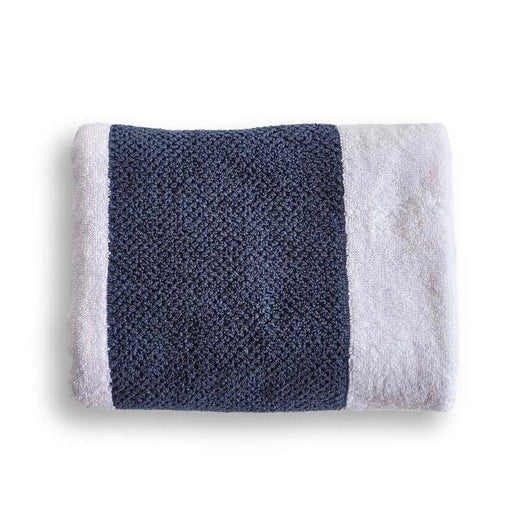 Chicago Textured Stripe 650 Gsm Hand Towel -Ocean Pan Home