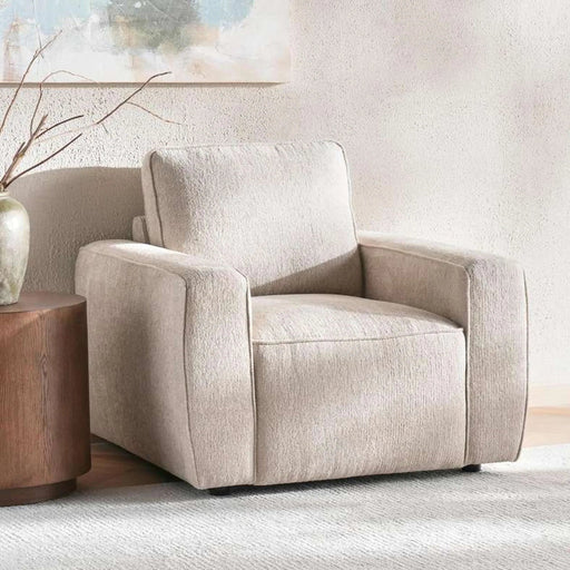 Chillthrone Single  Seater Sofa - Beige Pan Home