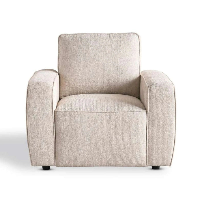 Chillthrone Single  Seater Sofa - Beige Pan Home