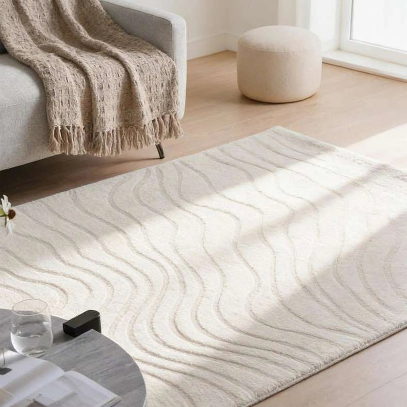 Chloey Soft & Comfort Jacquard Rug 200X290Cm - Ivory Pan Home
