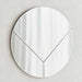 Chuck Wall Mirror Dia 55Cm - Silver Pan Home