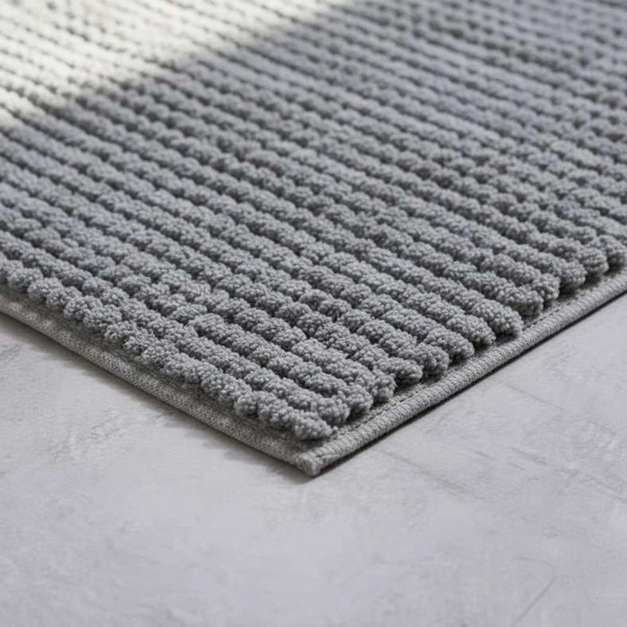 Chunky Blend Microfiber Bathmat 70X120Cm - Grey Pan Home
