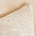 Chunky Linen Handwoven Downfeel Filled Cushion With Wooden Buttons 50X50Cm - Linen Pan Home