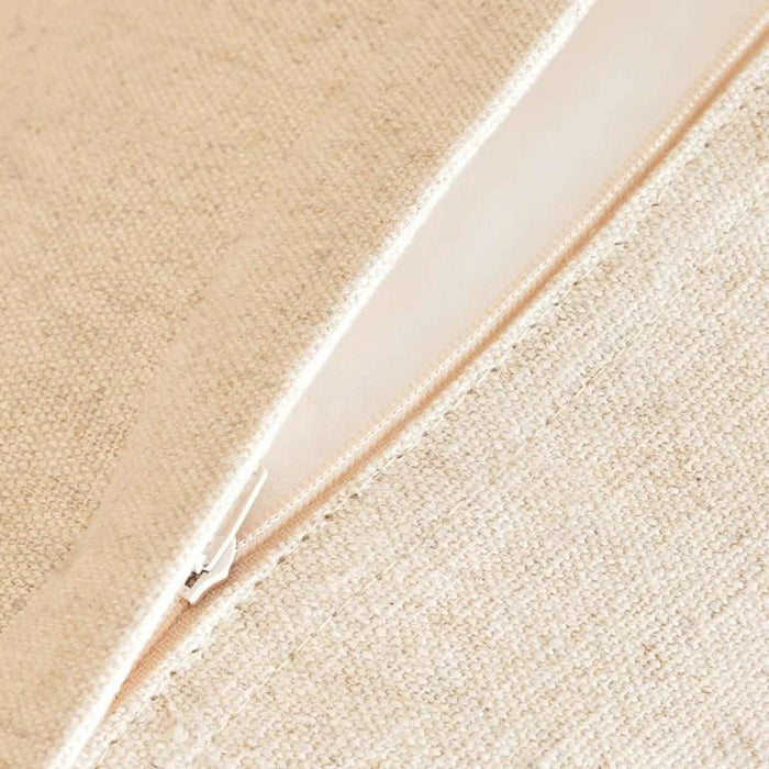 Chunky Linen Oblong Tasseled Down Feel Filled Cushion 30X50Cm - Linen Pan Home