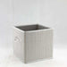 Chyna Bamboo Storage Basket With Handle 28X28X29Cm -White Pan Home