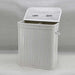 Chyna Foldable Bamboo Laundry Hamper  With Handle 52X32X60Cm - White Pan Home