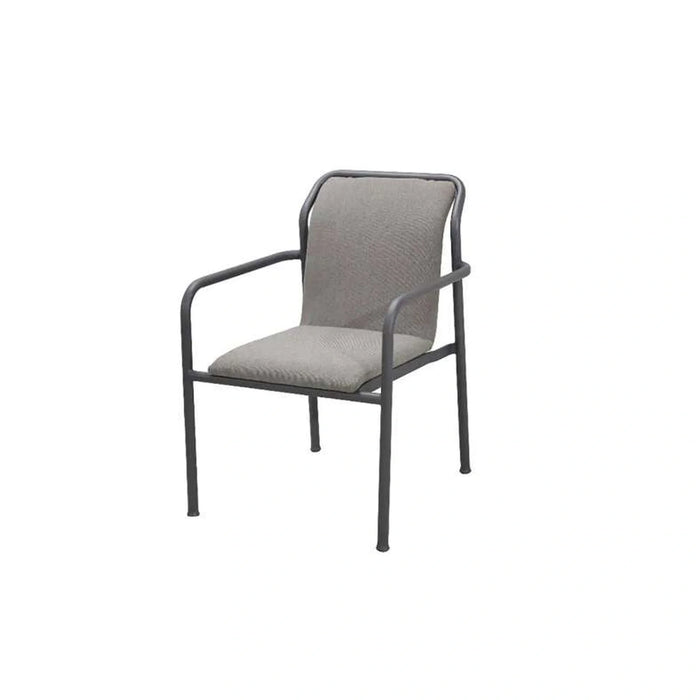 Cico Aluminium Dining Stacking Chair-Grey