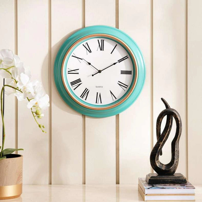 Cielo Wall Clock Dia 40Cm - Blue Green Pan Home