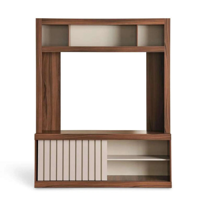 Cinne Entertainment Unit Upto 60 Inches - Walnut Off White