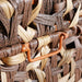 Cinta Metal And Plastic Rattan 60X34X33Cm - Brown Pan Home