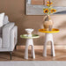 Clancy End Table Metal Large Pan Home