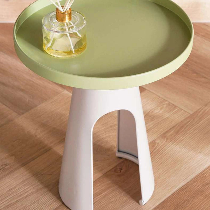 Clancy End Table Metal Pan Home