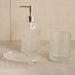 Clara 3-Piece Glass Bath Accessory Set -Clear Pan Home