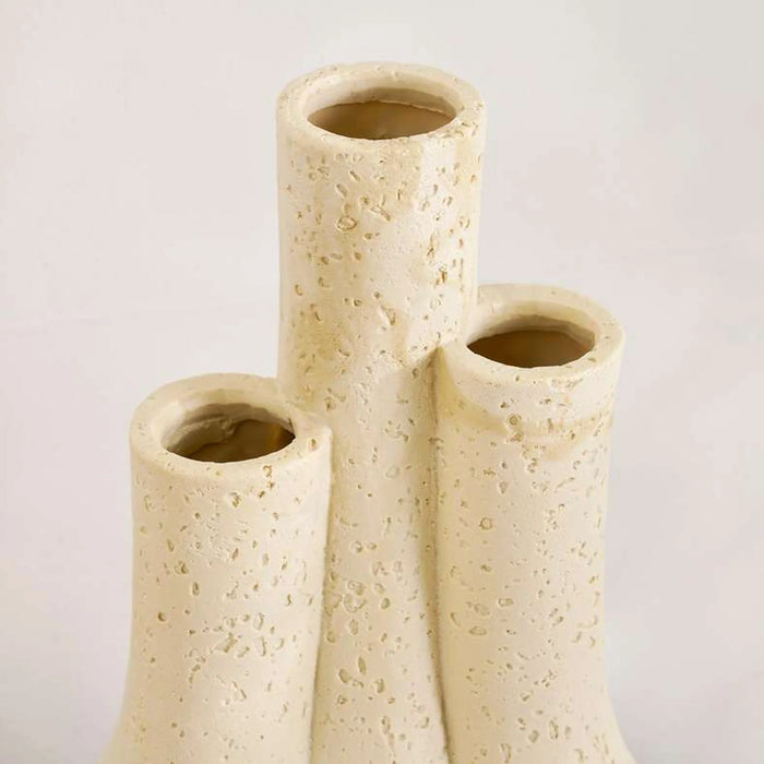 Clare Polyresin Decor Vase 25X22X40Cm - Beige