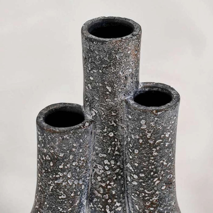 Clare Polyresin Decor Vase 25X22X40Cm - Grey