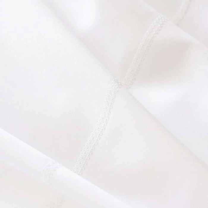 Classic Egyptian 3-Piece 400Tc King Duvet Cover Set 230X220Cm - White Pan Home