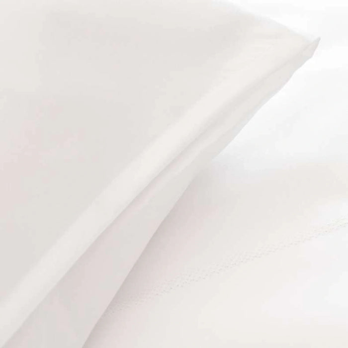 Classic Egyptian 3-Piece  400Tc Queen Duvet Cover Set 200X200Cm - White