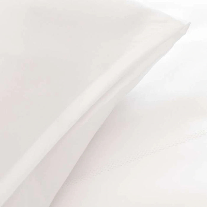 Classic Egyptian 3-Piece 400Tc Super King Duvet Cover Set 260X220Cm - White Pan Home