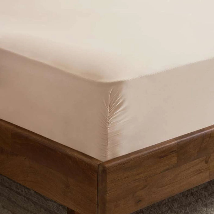 Classic Egyptian 400Tc King Fitted Sheet 180X200+33Cm - Ivory