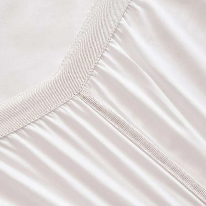 Classic Egyptian 400Tc Super King Fitted Sheet 200X200+33Cm - White
