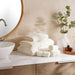 Classic Zero Twist 600 Gsm 4Pk Fingertip Towel 30X30 Cm-Cream Pan Home
