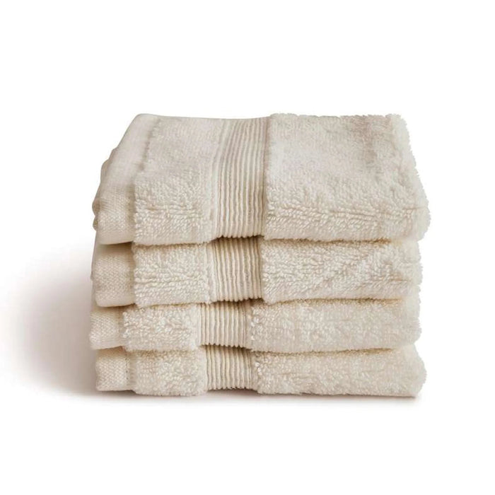 Classic Zero Twist 600 Gsm 4Pk Fingertip Towel 30X30 Cm-Cream Pan Home
