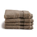 Classic Zero Twist 600 Gsm 4Pk Fingertip Towel 30X30 Cm-Taupe Pan Home