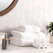 Classic Zero Twist 600 Gsm Bath Sheet -White Pan Home