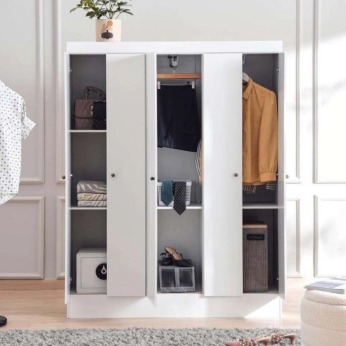 Clean 5 Door Wardrobe