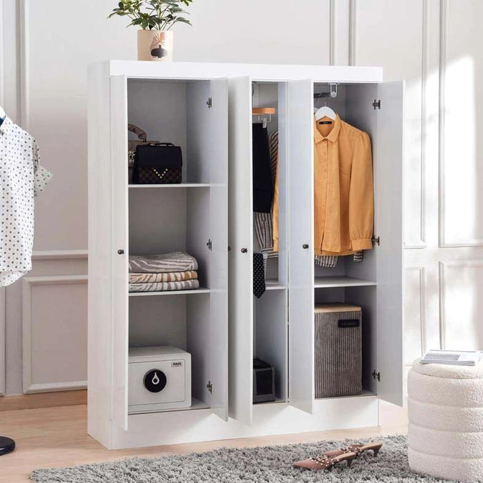 Clean 5 Door Wardrobe