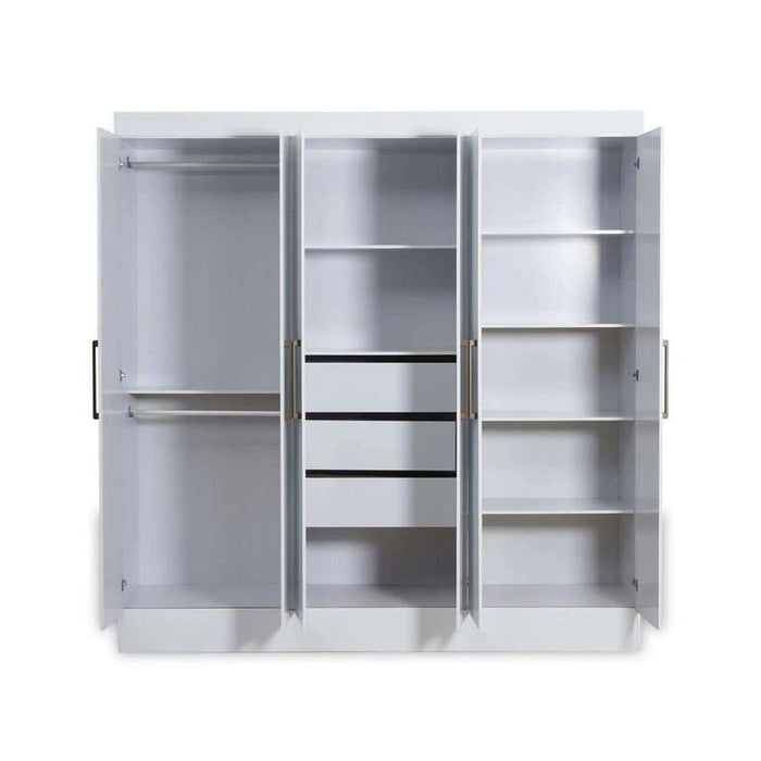 Clean 6 Door Wardrobe Pan Home