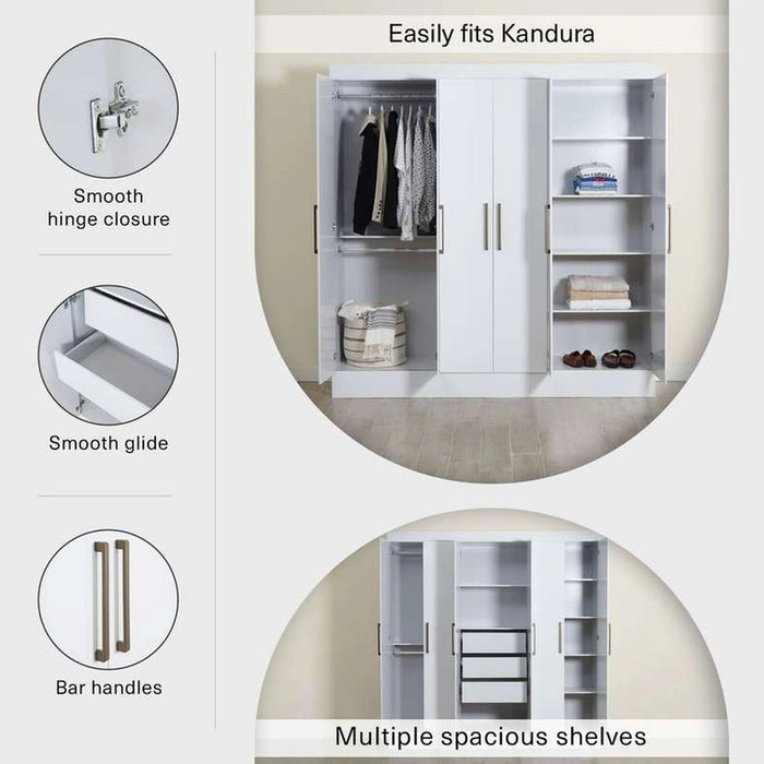 Clean 6 Door Wardrobe Pan Home