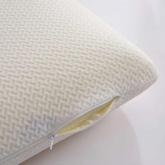 Clemmy Coconut Aromatherapy Memory Foam Pillow - White Pan Home