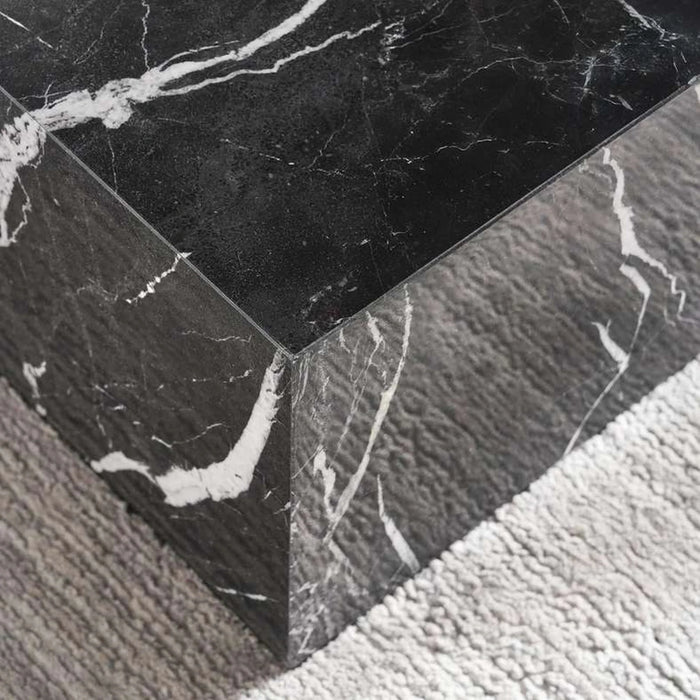 Clemo Coffee Table Marble - Black & White